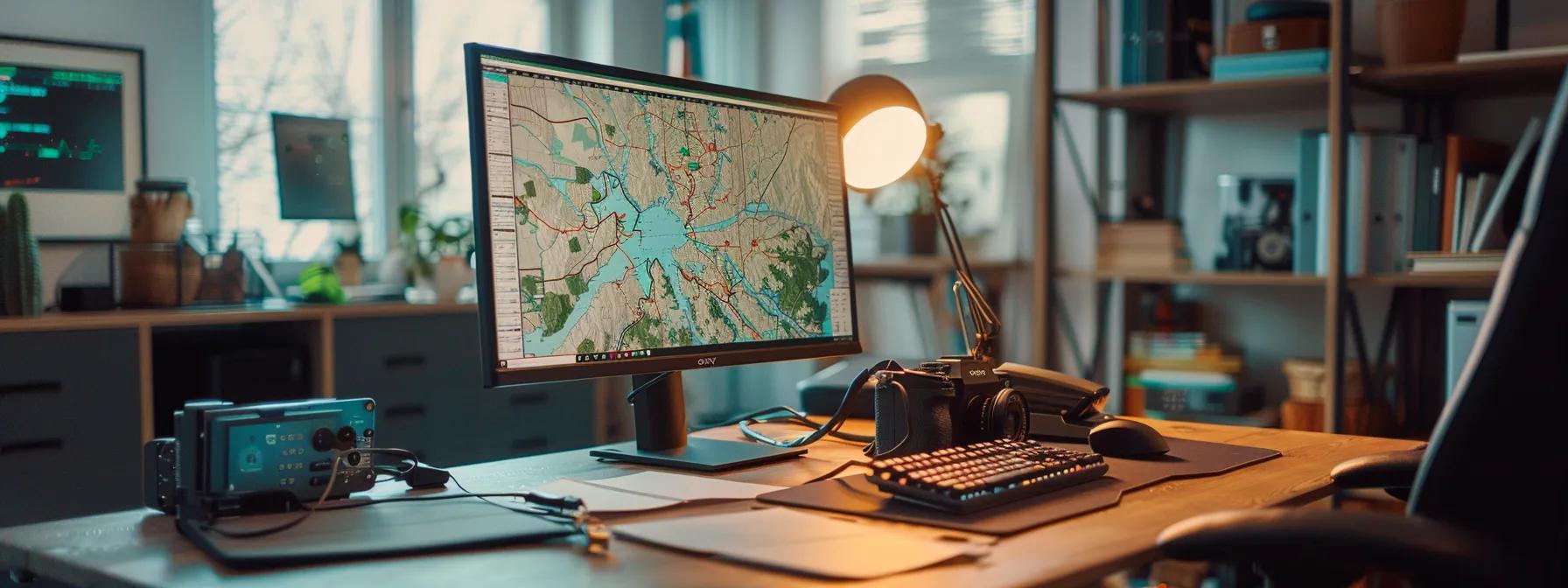 a focused pest control professional analyzes a detailed map of oak harbor on a sleek office desk, surrounded by a digital display of localized pest data and treatment strategies, showcasing the importance of targeted expertise in effective pest management. a focused pest control professional analyzes a detailed map of oak harbor on a sleek office desk, surrounded by a digital display of localized pest data and treatment strategies, showcasing the importance of targeted expertise in effective pest management.