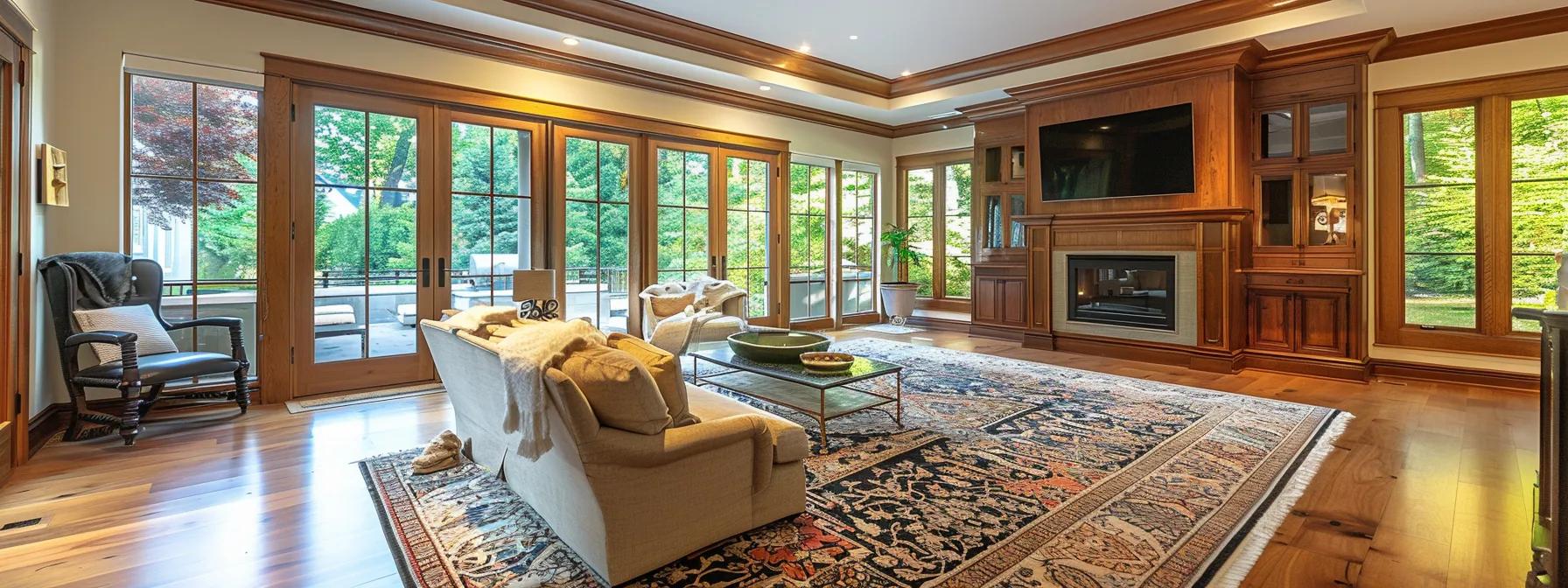 a luxurious, spacious master suite with elegant decor and ample natural light, showcasing a seamless blend of modern design elements and cozy comfort. a luxurious, spacious master suite with elegant decor and ample natural light, showcasing a seamless blend of modern design elements and cozy comfort.