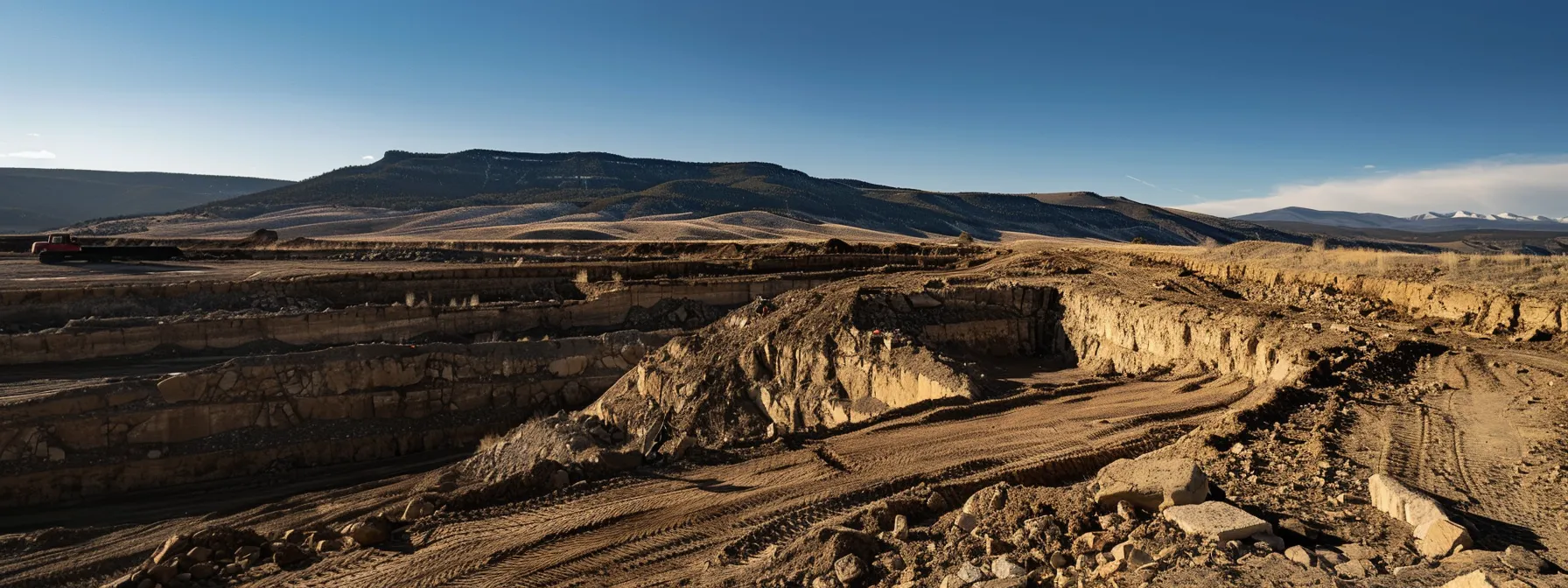 a methodical excavation site in colorado showcases a deep trench with layered earth, meticulously leveled slopes, and a backdrop of rugged terrain, emphasizing the precision and care taken in constructing a stable foundation. a methodical excavation site in colorado showcases a deep trench with layered earth, meticulously leveled slopes, and a backdrop of rugged terrain, emphasizing the precision and care taken in constructing a stable foundation.