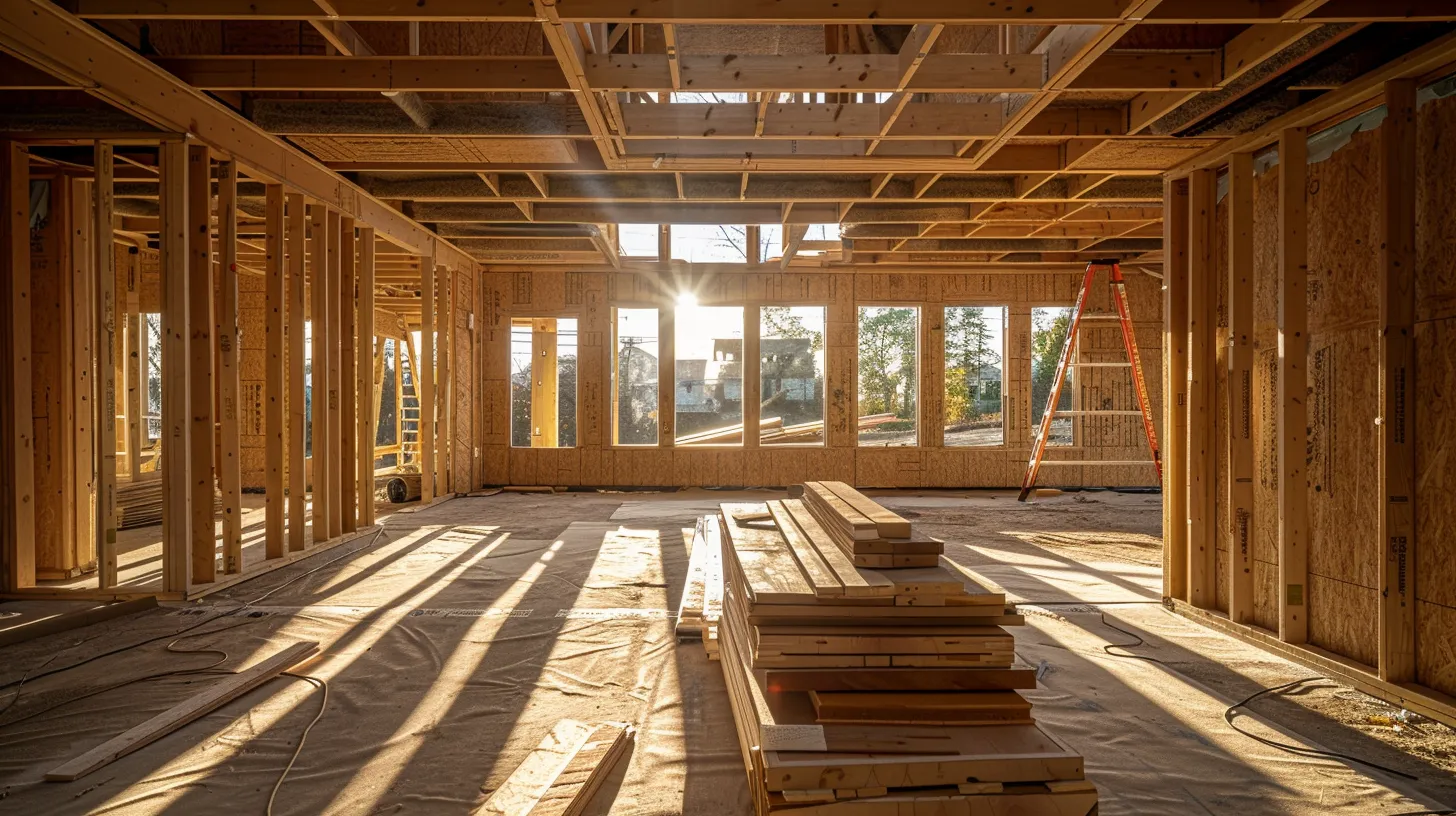 a meticulously organized construction site with a skilled inspector evaluating high-quality materials and precise workmanship. a meticulously organized construction site with a skilled inspector evaluating high-quality materials and precise workmanship.