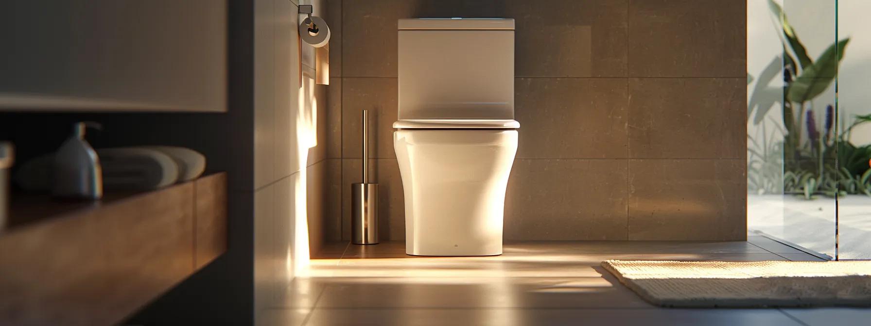 a modern bathroom setting featuring a newly installed toilet being meticulously tested by a professional plumber, showcasing detailed tools and equipment, with a focus on the flush mechanism and water connections to emphasize quality and performance verification. a modern bathroom setting featuring a newly installed toilet being meticulously tested by a professional plumber, showcasing detailed tools and equipment, with a focus on the flush mechanism and water connections to emphasize quality and performance verification.