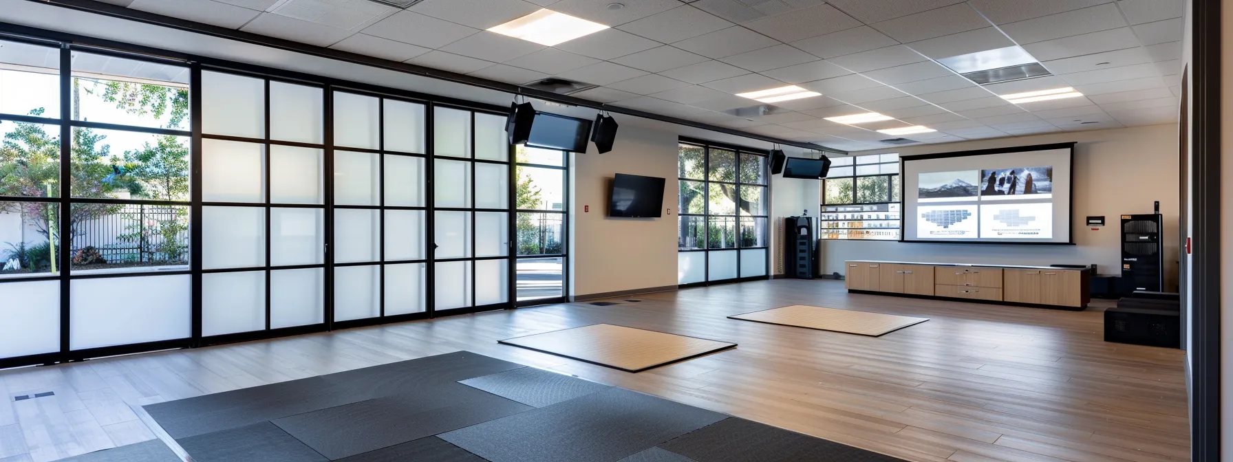 a modern dojo office, filled with sleek technology and digital displays, showcases an instructor effortlessly managing class schedules and student progress through an integrated software system on a high-resolution screen, emphasizing streamlined operations and efficiency in martial arts education. a modern dojo office, filled with sleek technology and digital displays, showcases an instructor effortlessly managing class schedules and student progress through an integrated software system on a high-resolution screen, emphasizing streamlined operations and efficiency in martial arts education.