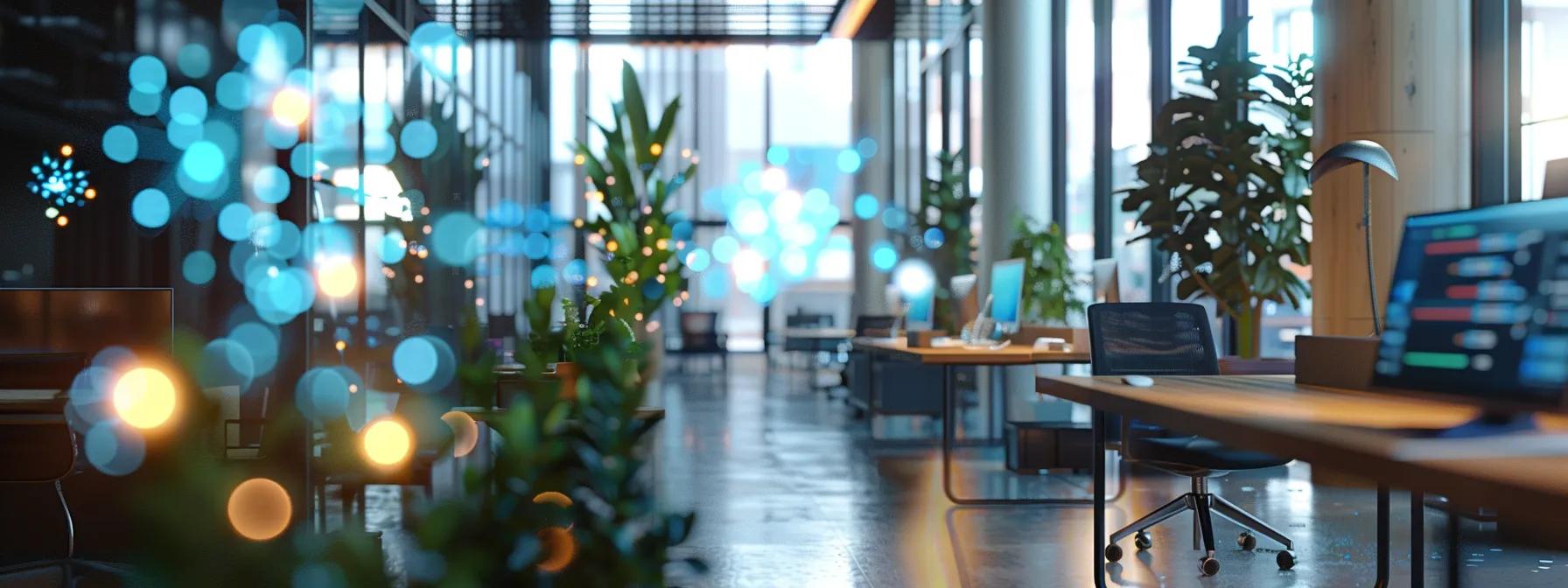a modern office space filled with sleek furniture and technology, where visible floating particles and subtle chemical diagrams in the air illustrate the concept of indoor air pollution, highlighting the unseen contaminants that can affect health and comfort. a modern office space filled with sleek furniture and technology, where visible floating particles and subtle chemical diagrams in the air illustrate the concept of indoor air pollution, highlighting the unseen contaminants that can affect health and comfort.