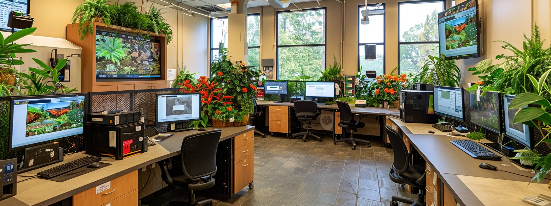 a modern pest control office showcases a sleek workspace filled with innovative tools and displays illustrating effective mosquito barrier solutions, featuring strategic layouts with simulated screens and decorative repellent plants that create an inviting yet protective atmosphere. a modern pest control office showcases a sleek workspace filled with innovative tools and displays illustrating effective mosquito barrier solutions, featuring strategic layouts with simulated screens and decorative repellent plants that create an inviting yet protective atmosphere.