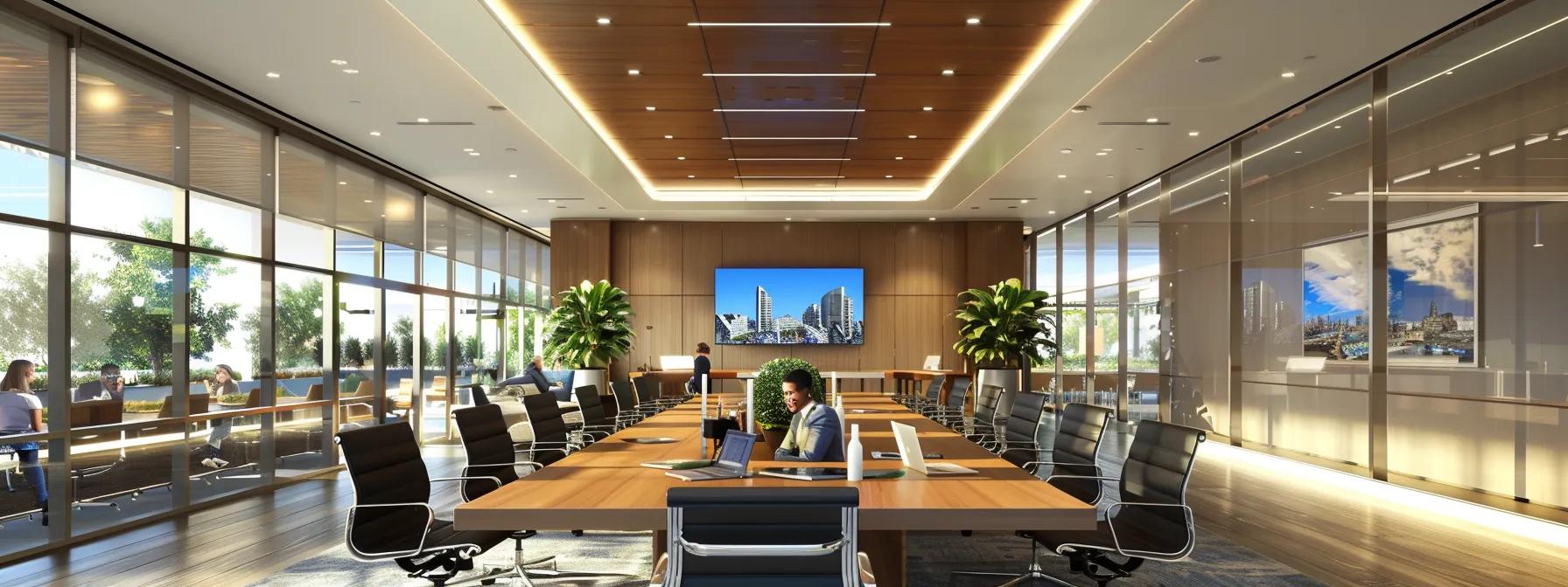 a modern, sleek office conference room with a large, polished wooden table, where a diverse group of professionals attentively discusses financial charts and documents regarding the cost basis of inherited florida real estate, illuminated by bright overhead lights. a modern, sleek office conference room with a large, polished wooden table, where a diverse group of professionals attentively discusses financial charts and documents regarding the cost basis of inherited florida real estate, illuminated by bright overhead lights.