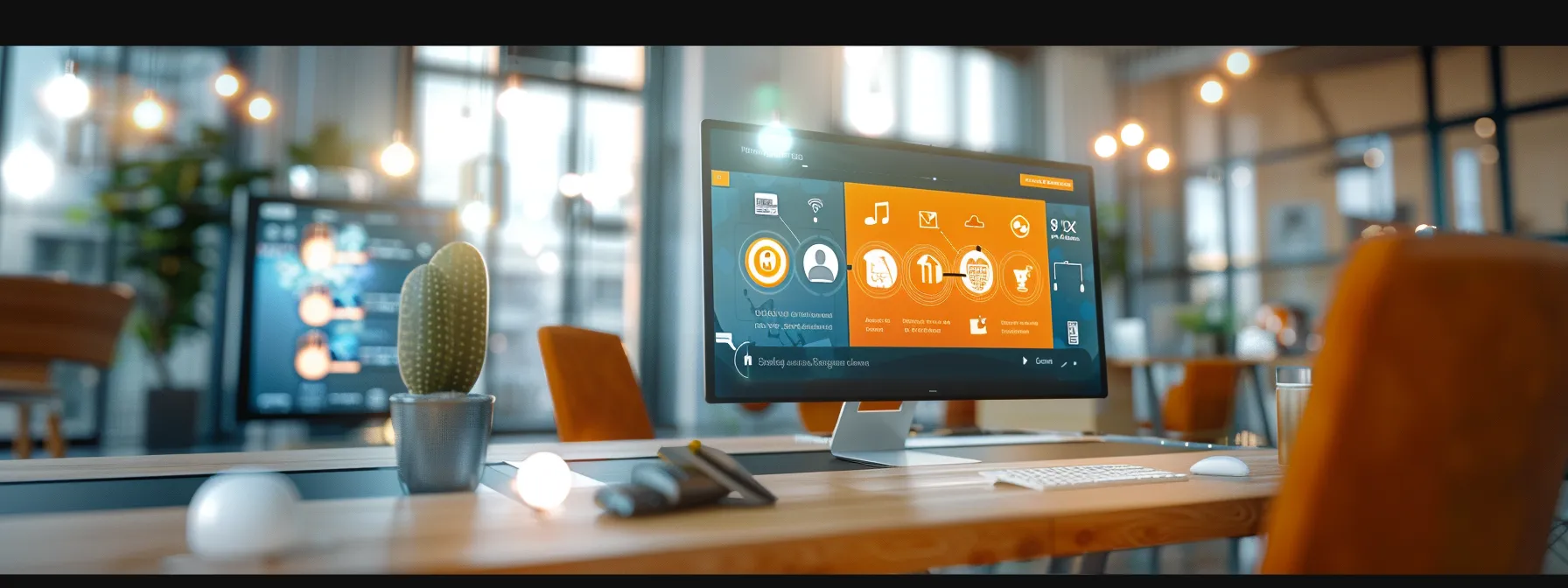 a modern, sleek office environment showcases a computer screen displaying moodle 5's vibrant new administrative dashboard, with meticulous icons representing enhanced security protocols and user management tools, illuminated by dynamic led lighting that emphasizes a focus on efficiency and control in online learning. a modern, sleek office environment showcases a computer screen displaying moodle 5's vibrant new administrative dashboard, with meticulous icons representing enhanced security protocols and user management tools, illuminated by dynamic led lighting that emphasizes a focus on efficiency and control in online learning.
