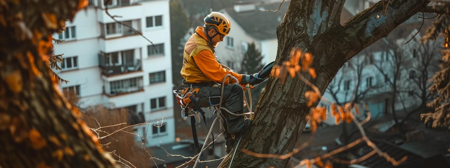 a modern urban landscape showcases a professional tree removal crew in action, utilizing specialized equipment and safety gear, with a backdrop of well-maintained properties that highlights the value of their meticulous service. a modern urban landscape showcases a professional tree removal crew in action, utilizing specialized equipment and safety gear, with a backdrop of well-maintained properties that highlights the value of their meticulous service.