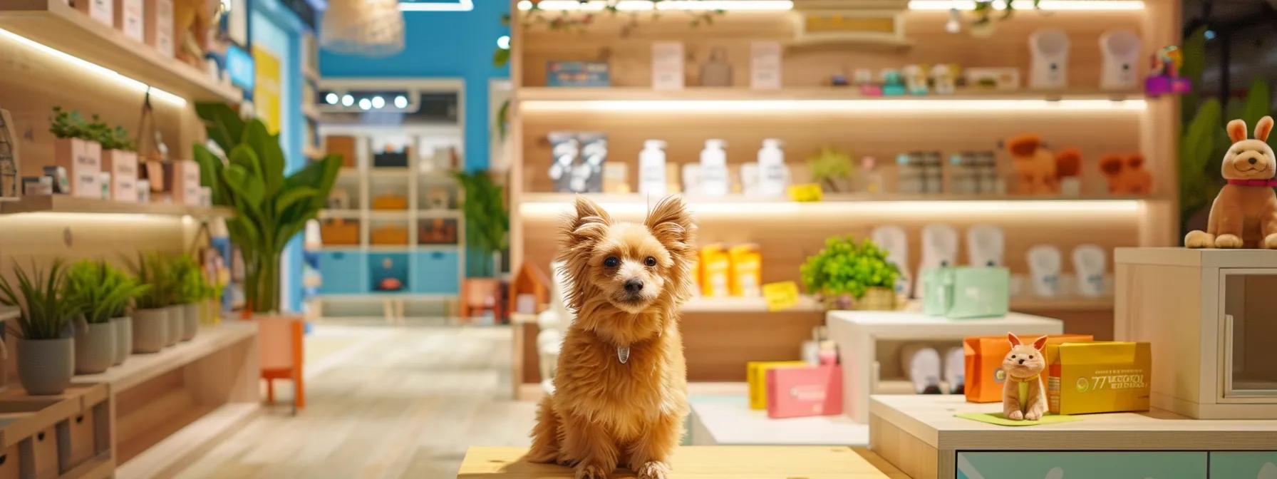 a modern, user-friendly online pet store interface displayed on multiple devices, showcasing a seamless shopping experience with vibrant product images and clear categories for pet supplies, all set against a sleek, tech-inspired backdrop. a modern, user-friendly online pet store interface displayed on multiple devices, showcasing a seamless shopping experience with vibrant product images and clear categories for pet supplies, all set against a sleek, tech-inspired backdrop.