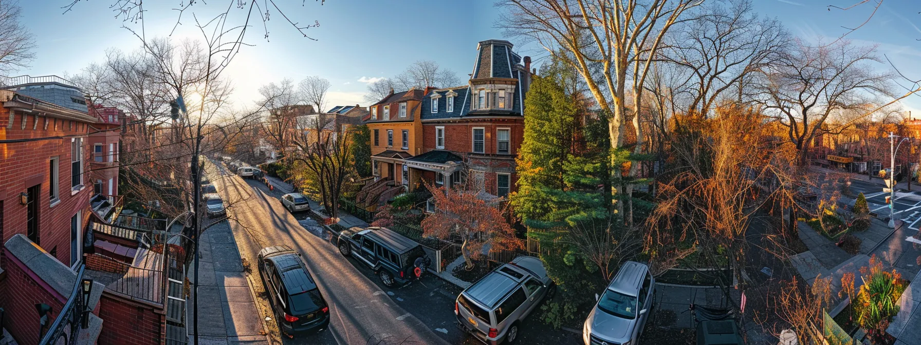 a panoramic view of a beautifully maintained brooklyn home featuring pristine, newly installed gutter systems glistening under soft afternoon sunlight, emphasizing their importance in preventing water damage. a panoramic view of a beautifully maintained brooklyn home featuring pristine, newly installed gutter systems glistening under soft afternoon sunlight, emphasizing their importance in preventing water damage.