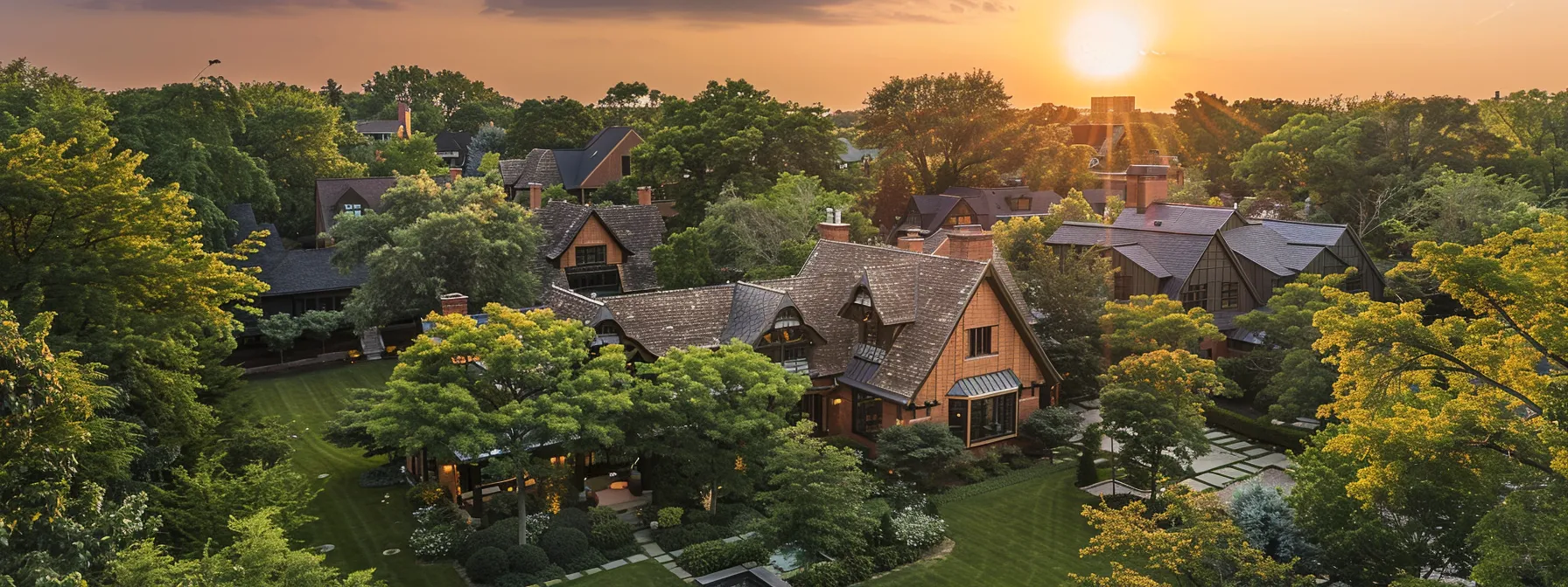 a picturesque midwest neighborhood featuring well-maintained homes with beautifully designed roofs, sunlight illuminating the scene as cheerful families enjoy their outdoor spaces, embodying the joy and satisfaction of informed homeownership decisions. a picturesque midwest neighborhood featuring well-maintained homes with beautifully designed roofs, sunlight illuminating the scene as cheerful families enjoy their outdoor spaces, embodying the joy and satisfaction of informed homeownership decisions.