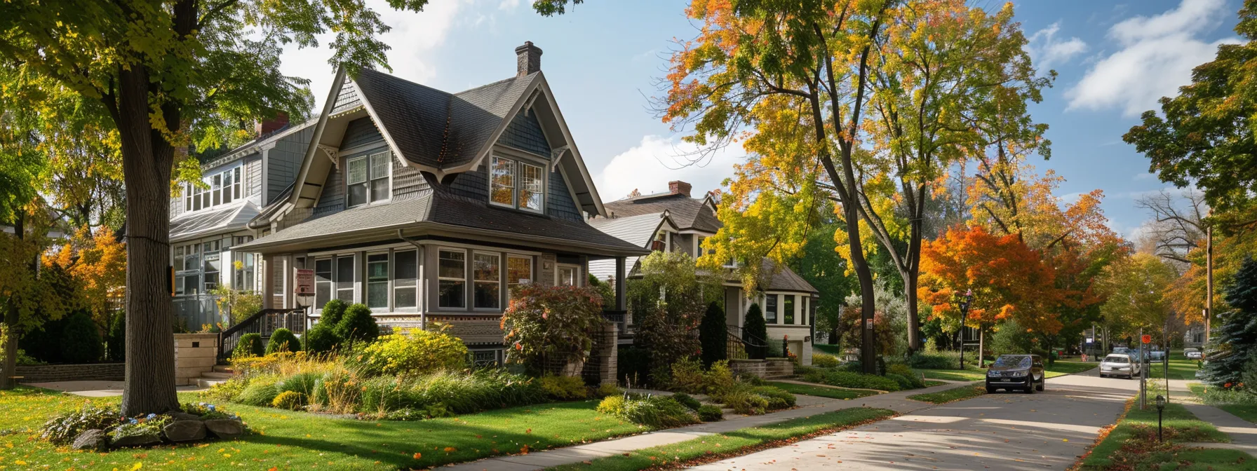 a picturesque midwest neighborhood showcases charming homes with diverse roof styles—flat, low, and steep—while joyful families engage in outdoor activities, embodying the relationship between roofing aesthetics and practical cost considerations. a picturesque midwest neighborhood showcases charming homes with diverse roof styles—flat, low, and steep—while joyful families engage in outdoor activities, embodying the relationship between roofing aesthetics and practical cost considerations.