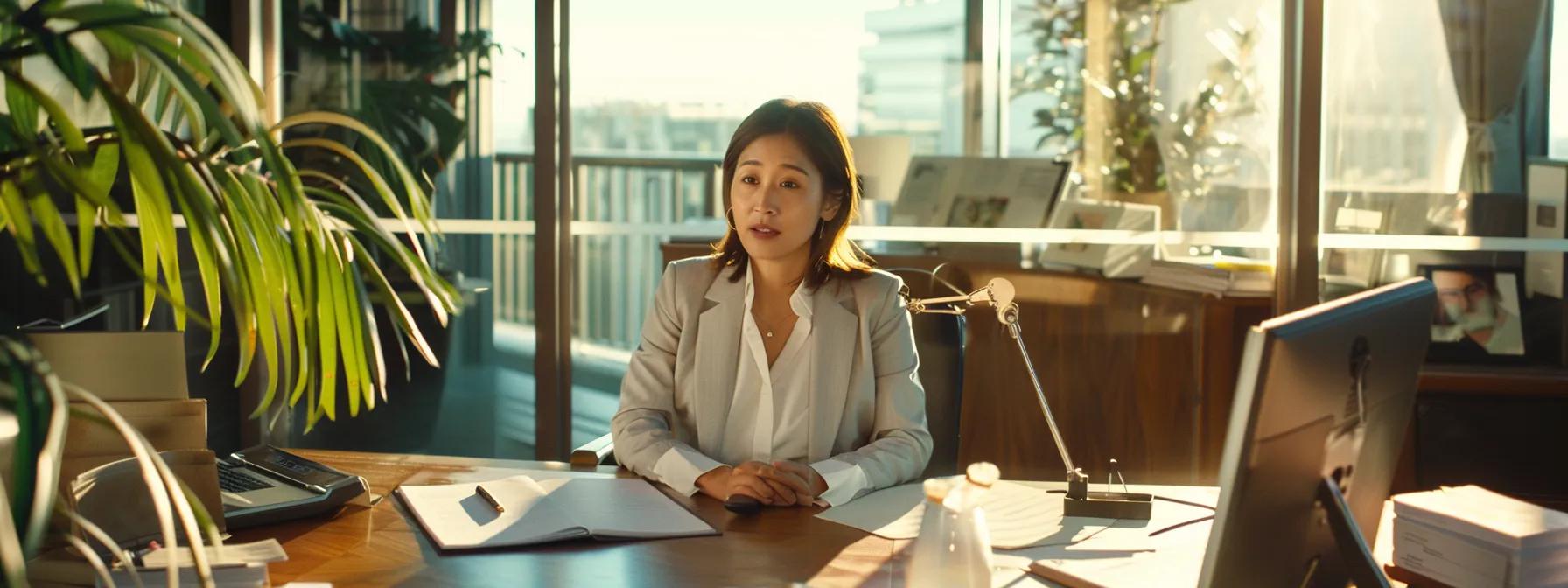 a polished office space showcases a confident notary public seated at a sleek wooden desk, surrounded by legal documents, as they attentively engage with a client, emphasizing the importance of understanding when notarization is legally required for affidavits. a polished office space showcases a confident notary public seated at a sleek wooden desk, surrounded by legal documents, as they attentively engage with a client, emphasizing the importance of understanding when notarization is legally required for affidavits.
