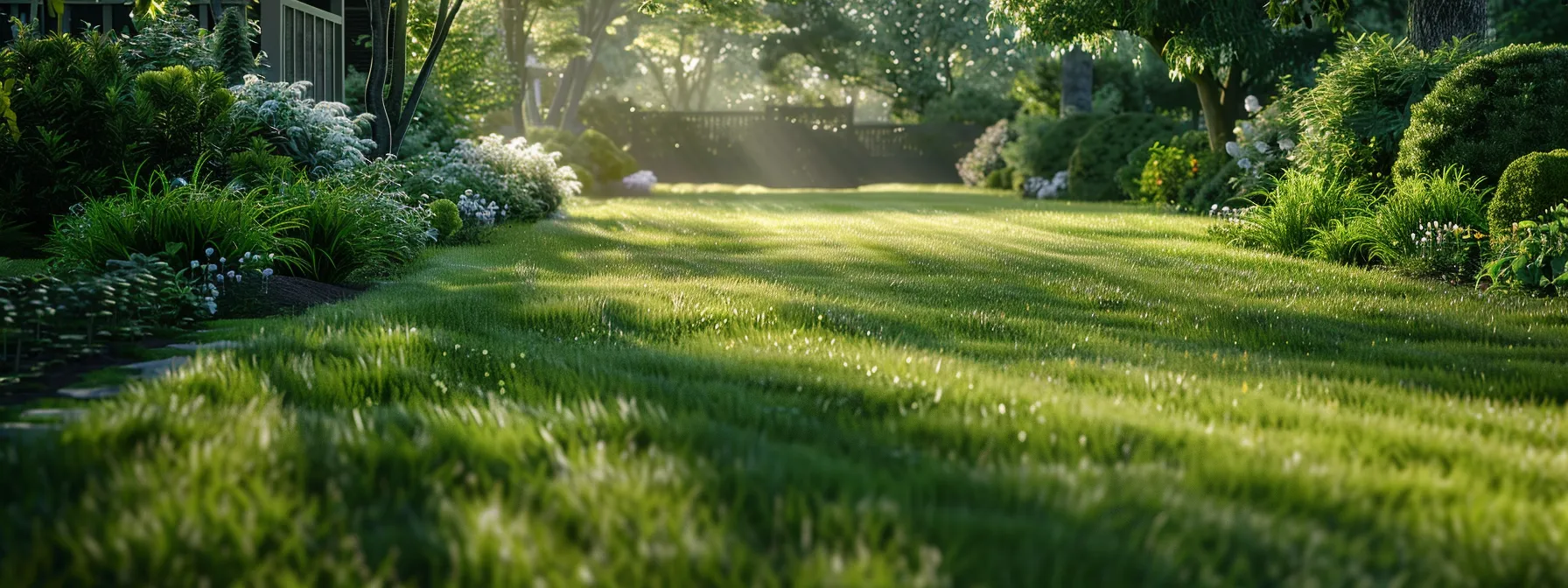 a pristine suburban lawn expertly maintained by a professional service, showcasing perfectly edged grass, vibrant color contrasts, and advanced equipment displayed in a clean, organized yard setting under bright, inviting afternoon light. a pristine suburban lawn expertly maintained by a professional service, showcasing perfectly edged grass, vibrant color contrasts, and advanced equipment displayed in a clean, organized yard setting under bright, inviting afternoon light.