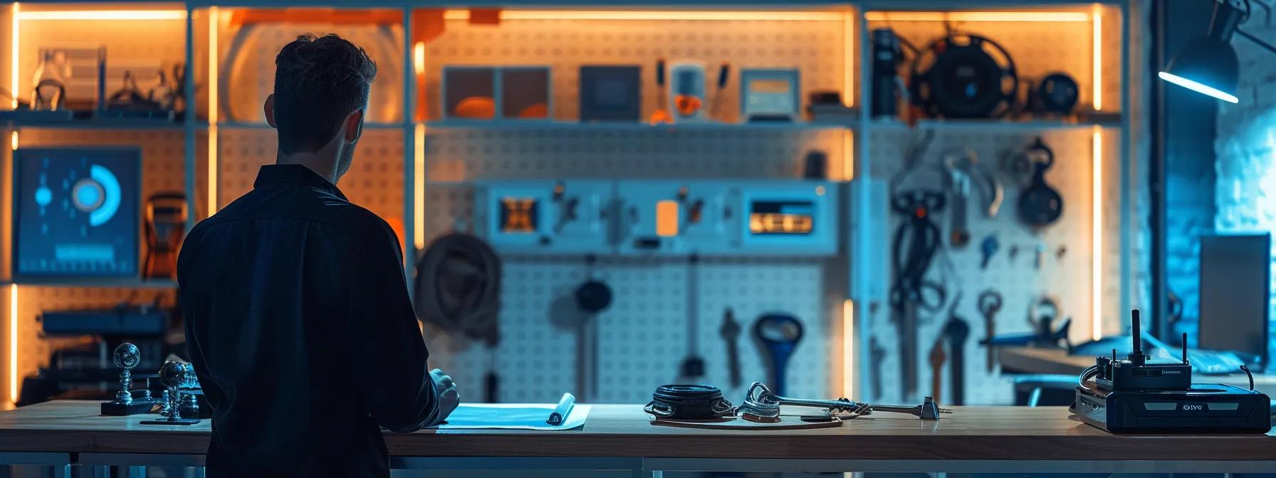 a professional locksmith is focused on rekeying basement apartment locks in a modern office setting, showcasing tools and key components on a sleek desk, with a clear view of the master key system diagram displayed prominently on a digital screen. a professional locksmith is focused on rekeying basement apartment locks in a modern office setting, showcasing tools and key components on a sleek desk, with a clear view of the master key system diagram displayed prominently on a digital screen.