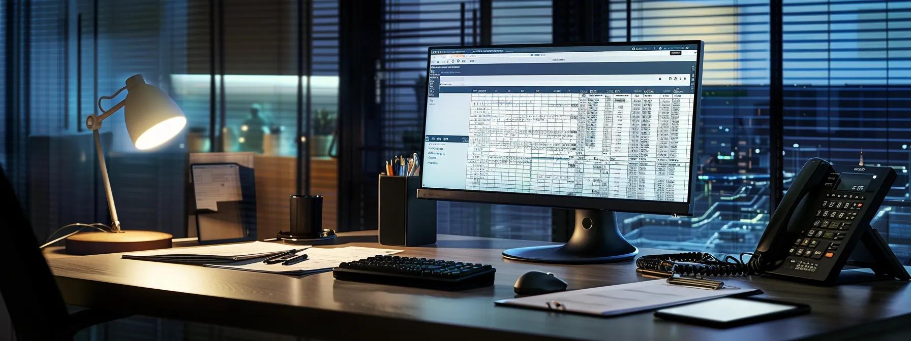 a professional office setting showcases a modern desk with neatly arranged cheques, a computer displaying accounting software, and a clipboard featuring a checklist for verifying financial details, all illuminated by focused task lighting to highlight the importance of accuracy in financial security. a professional office setting showcases a modern desk with neatly arranged cheques, a computer displaying accounting software, and a clipboard featuring a checklist for verifying financial details, all illuminated by focused task lighting to highlight the importance of accuracy in financial security.