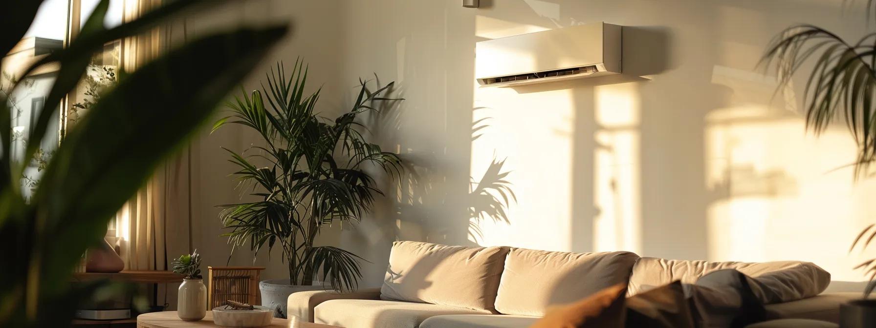 a skilled technician in a modern, well-lit home environment is carefully installing a sleek mini split air conditioning unit on a pristine white wall, showcasing the precision and professionalism of hvac installation. a skilled technician in a modern, well-lit home environment is carefully installing a sleek mini split air conditioning unit on a pristine white wall, showcasing the precision and professionalism of hvac installation.