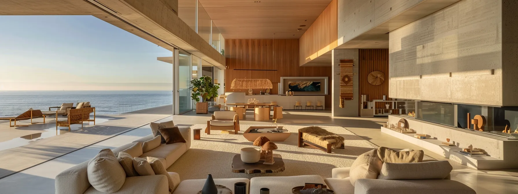 a sleek and sophisticated airbnb interior showcases luxury coastal living, featuring bright, modern furnishings and immaculate decor, perfectly capturing the essence of high-end hospitality and seamless guest experiences.