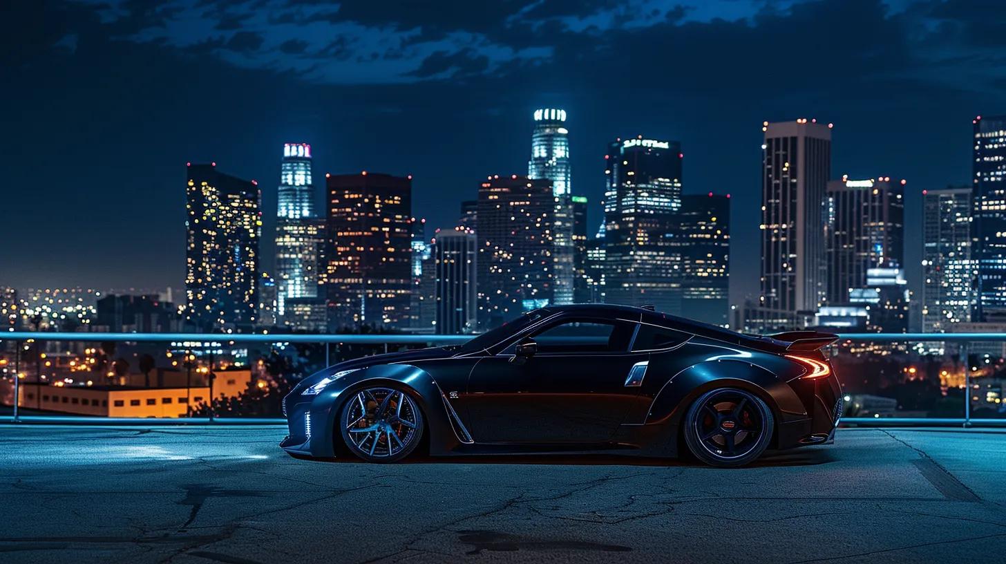 a sleek, modern car with dark, reflective tint parked against a stylish urban skyline, radiating an aura of sophistication and luxury that embodies the art of vehicle customization. a sleek, modern car with dark, reflective tint parked against a stylish urban skyline, radiating an aura of sophistication and luxury that embodies the art of vehicle customization.
