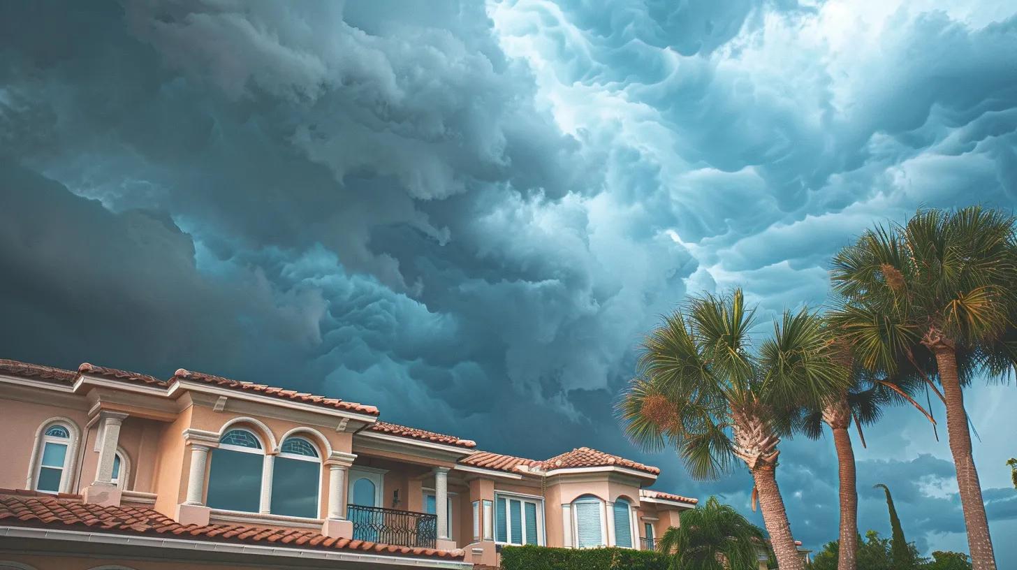 a sleek, modern home showcasing impact-resistant windows positioned against a backdrop of stormy florida skies, emphasizing their robust design and resilience against high winds and severe weather conditions. a sleek, modern home showcasing impact-resistant windows positioned against a backdrop of stormy florida skies, emphasizing their robust design and resilience against high winds and severe weather conditions.