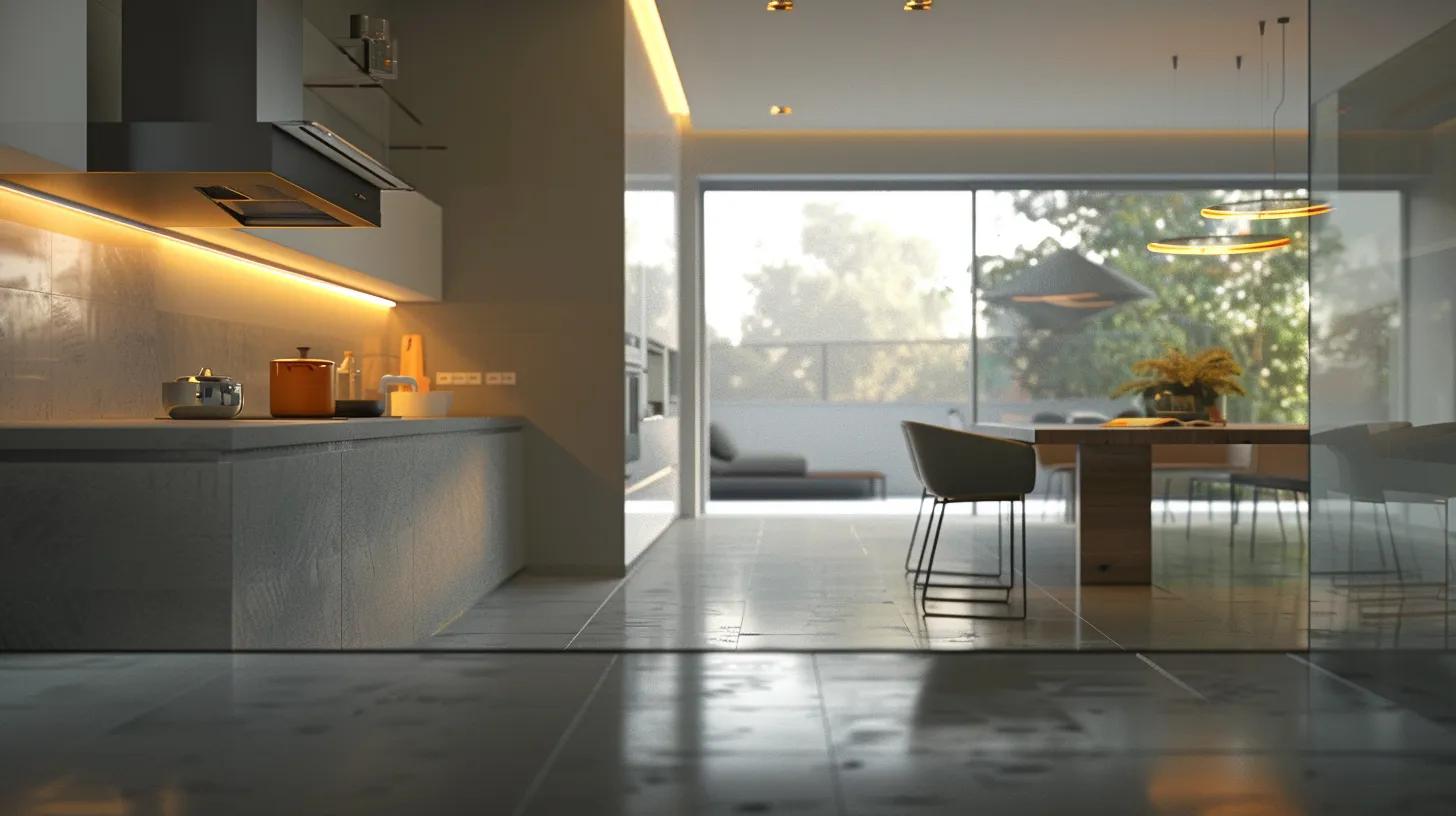 a sleek, modern kitchen remodel in progress showcases a spacious open-concept layout, highlighting seamless connections between the cooking, dining, and living areas, illuminated by bright overhead lights that enhance the contemporary design and sense of flow. a sleek, modern kitchen remodel in progress showcases a spacious open-concept layout, highlighting seamless connections between the cooking, dining, and living areas, illuminated by bright overhead lights that enhance the contemporary design and sense of flow.