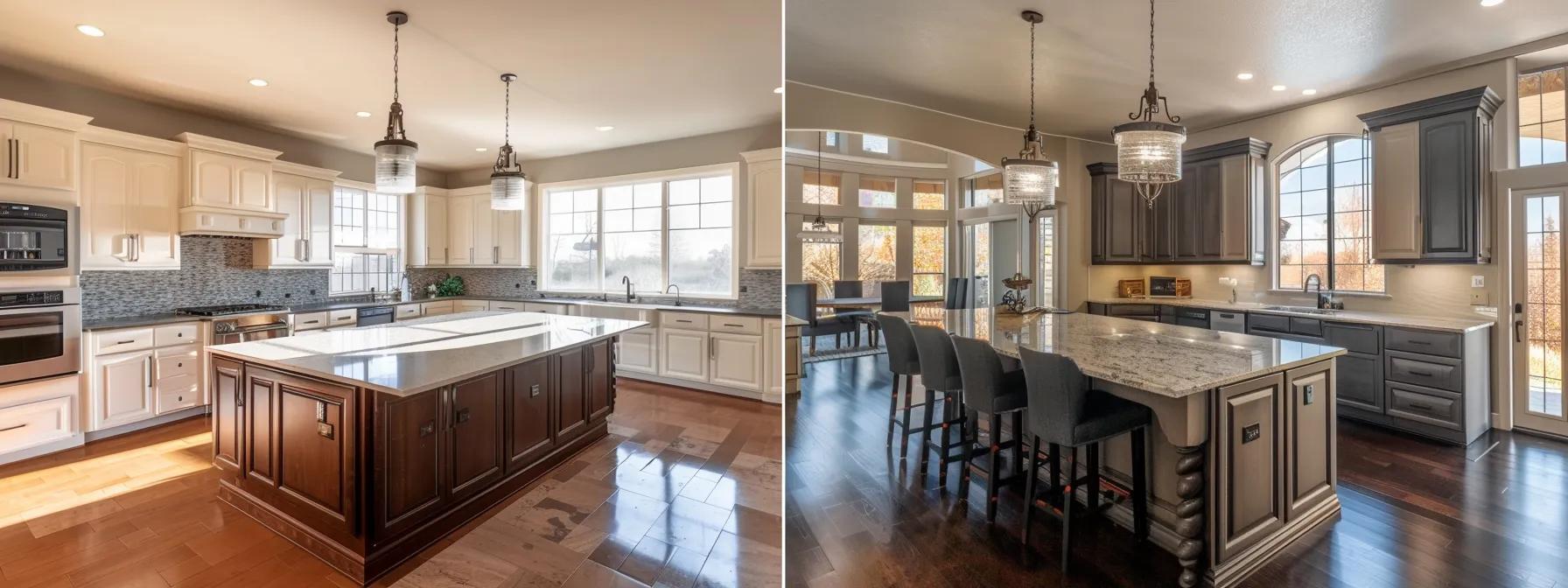 a sleek, modern kitchen with elegant finishes and abundant natural light showcases the essence of luxury living, inviting homeowners to envision their dream space. a sleek, modern kitchen with elegant finishes and abundant natural light showcases the essence of luxury living, inviting homeowners to envision their dream space.