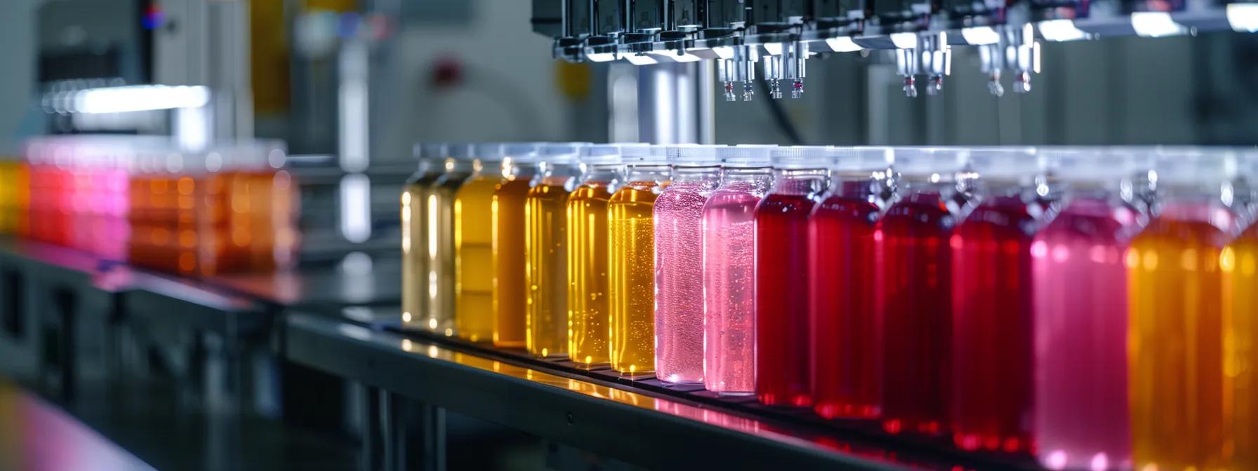 a sleek, modern laboratory setting showcases a high-tech hplc machine meticulously analyzing vibrant cans of feel-good fizz, symbolizing the precision and consistency of delta-9 thc dosing in an innovative beverage industry. a sleek, modern laboratory setting showcases a high-tech hplc machine meticulously analyzing vibrant cans of feel-good fizz, symbolizing the precision and consistency of delta-9 thc dosing in an innovative beverage industry.