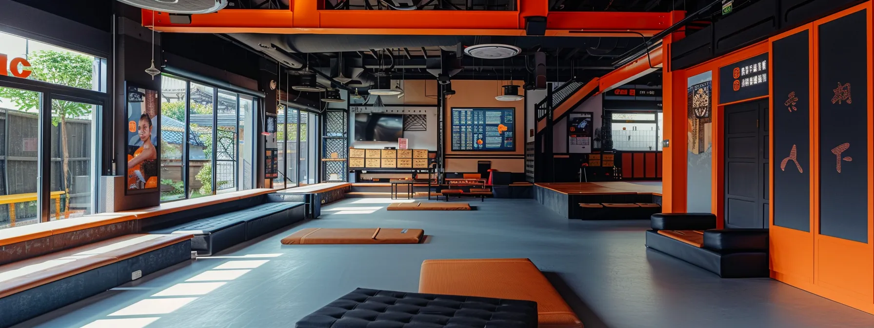a sleek, modern martial arts dojo features a digital attendance display and training staff engaged in discussion, emphasizing the transition to advanced attendance software versus traditional methods in a vibrant, action-oriented atmosphere. a sleek, modern martial arts dojo features a digital attendance display and training staff engaged in discussion, emphasizing the transition to advanced attendance software versus traditional methods in a vibrant, action-oriented atmosphere.