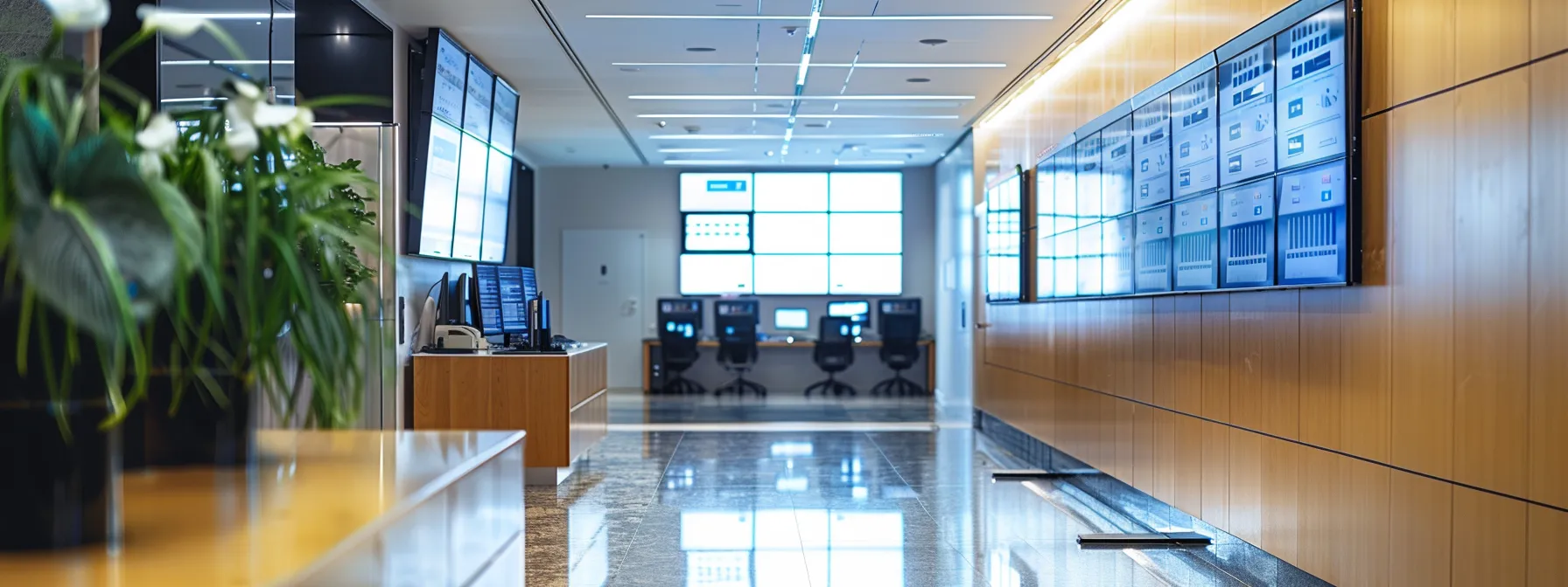 a sleek, modern office environment showcases a high-tech hvac control panel featuring digital seer ratings and smart thermostat integration, emphasizing energy efficiency and advanced climate management in a vibrant, professional setting.