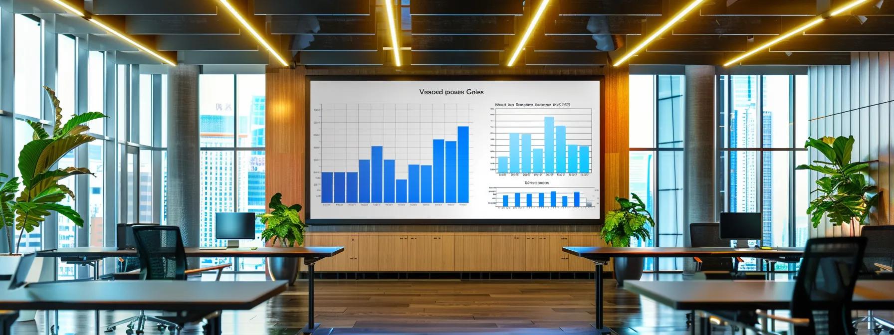 a sleek modern office featuring a large, high-resolution digital display showcasing a comparison table of harwearing carpet attributes against hardwood and laminate flooring, illuminated by bright, focused overhead lights for clarity and emphasis on the informative content. a sleek modern office featuring a large, high-resolution digital display showcasing a comparison table of harwearing carpet attributes against hardwood and laminate flooring, illuminated by bright, focused overhead lights for clarity and emphasis on the informative content.