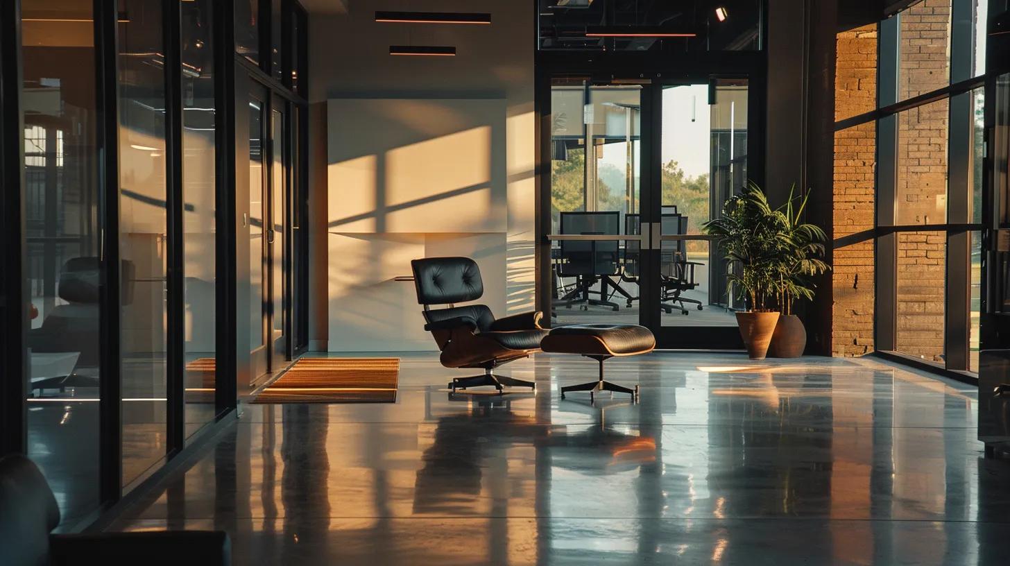 a sleek, modern office space in knoxville is contrasted against a traditional meeting room, visually highlighting the divergent impacts of innovative and classic design approaches on business identity and brand perception. a sleek, modern office space in knoxville is contrasted against a traditional meeting room, visually highlighting the divergent impacts of innovative and classic design approaches on business identity and brand perception.