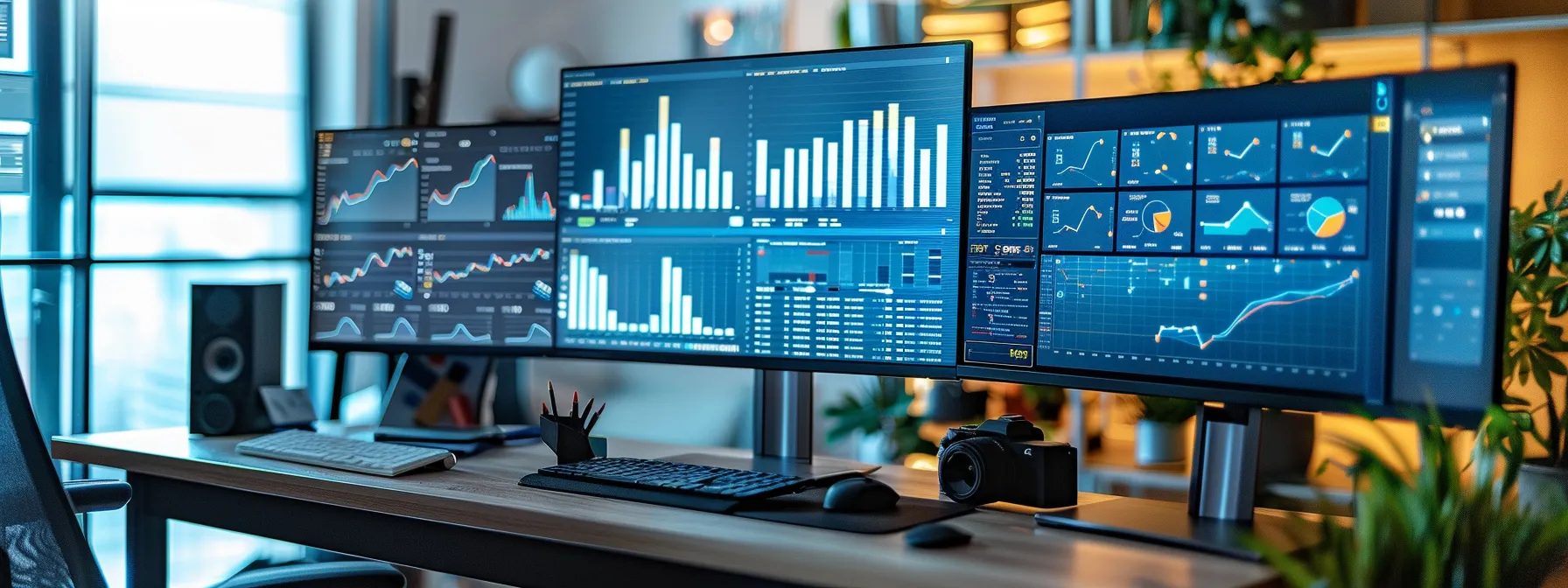 a sleek office environment showcases multiple computer screens displaying vibrant, color-coded charts and user interfaces of various martial arts attendance software solutions, emphasizing a professional evaluation process. a sleek office environment showcases multiple computer screens displaying vibrant, color-coded charts and user interfaces of various martial arts attendance software solutions, emphasizing a professional evaluation process.