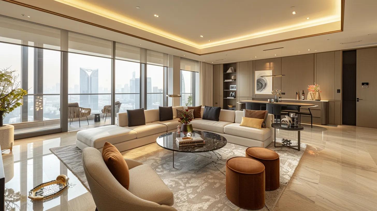 a spacious, beautifully designed multi-functional living area that seamlessly transitions between a vibrant family space and a tranquil relaxation zone, illuminated by soft natural light filtering through large windows. a spacious, beautifully designed multi-functional living area that seamlessly transitions between a vibrant family space and a tranquil relaxation zone, illuminated by soft natural light filtering through large windows.