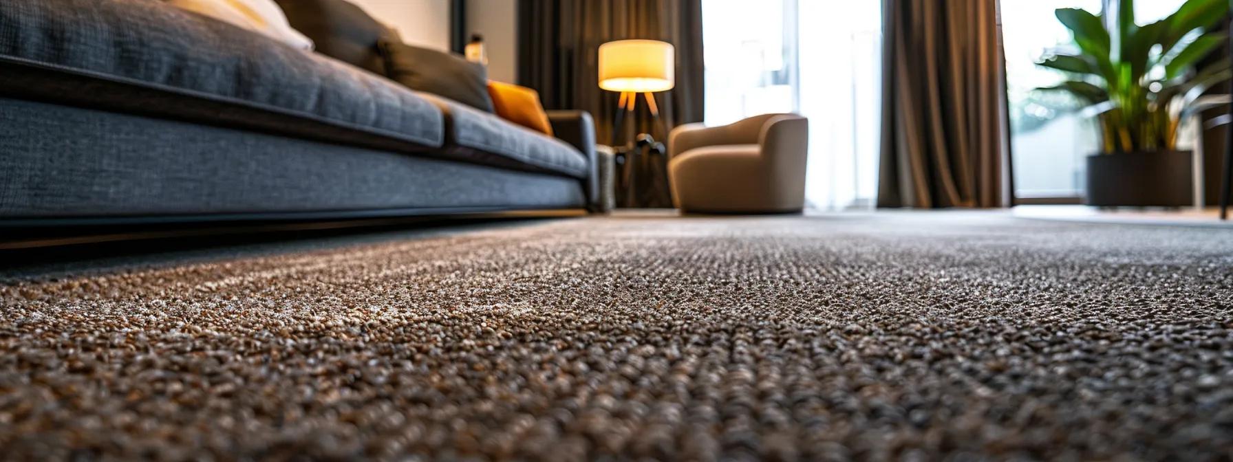 a stylish, modern rental property interior showcases vibrant harwearing carpet, highlighting its durability and aesthetic versatility, with sleek furnishings and warm lighting creating an inviting atmosphere for prospective tenants. a stylish, modern rental property interior showcases vibrant harwearing carpet, highlighting its durability and aesthetic versatility, with sleek furnishings and warm lighting creating an inviting atmosphere for prospective tenants.