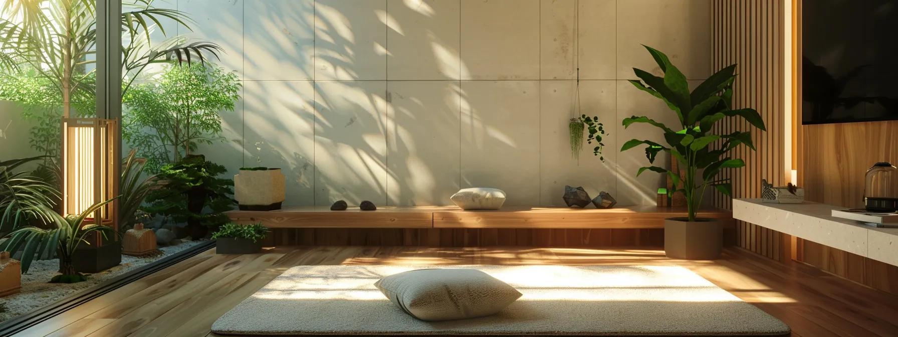 a tranquil, modern office space features a meditation corner with a serene ambiance, where a plush yoga mat and calming decor set the stage for mindfulness and physical preparation before enjoying delta-9 thc seltzers. a tranquil, modern office space features a meditation corner with a serene ambiance, where a plush yoga mat and calming decor set the stage for mindfulness and physical preparation before enjoying delta-9 thc seltzers.