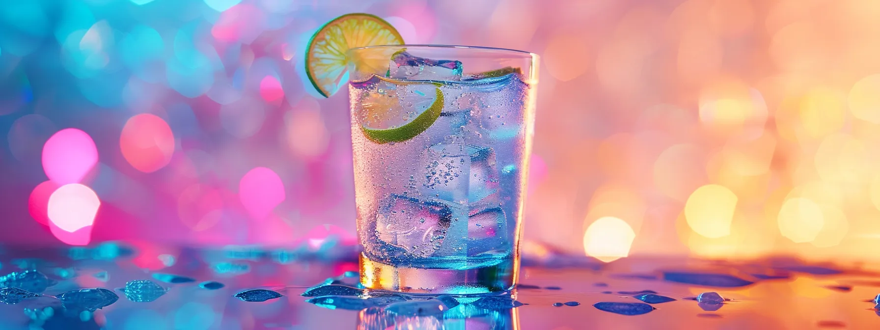 a vibrant, chilled thc-infused seltzer in a clear glass, bubbling with effervescence and garnished with a twist of fresh lime, sits against a colorful, dreamy backdrop that evokes a playful cosmic atmosphere, illuminated by soft, inviting lighting, perfect for a social gathering. a vibrant, chilled thc-infused seltzer in a clear glass, bubbling with effervescence and garnished with a twist of fresh lime, sits against a colorful, dreamy backdrop that evokes a playful cosmic atmosphere, illuminated by soft, inviting lighting, perfect for a social gathering.