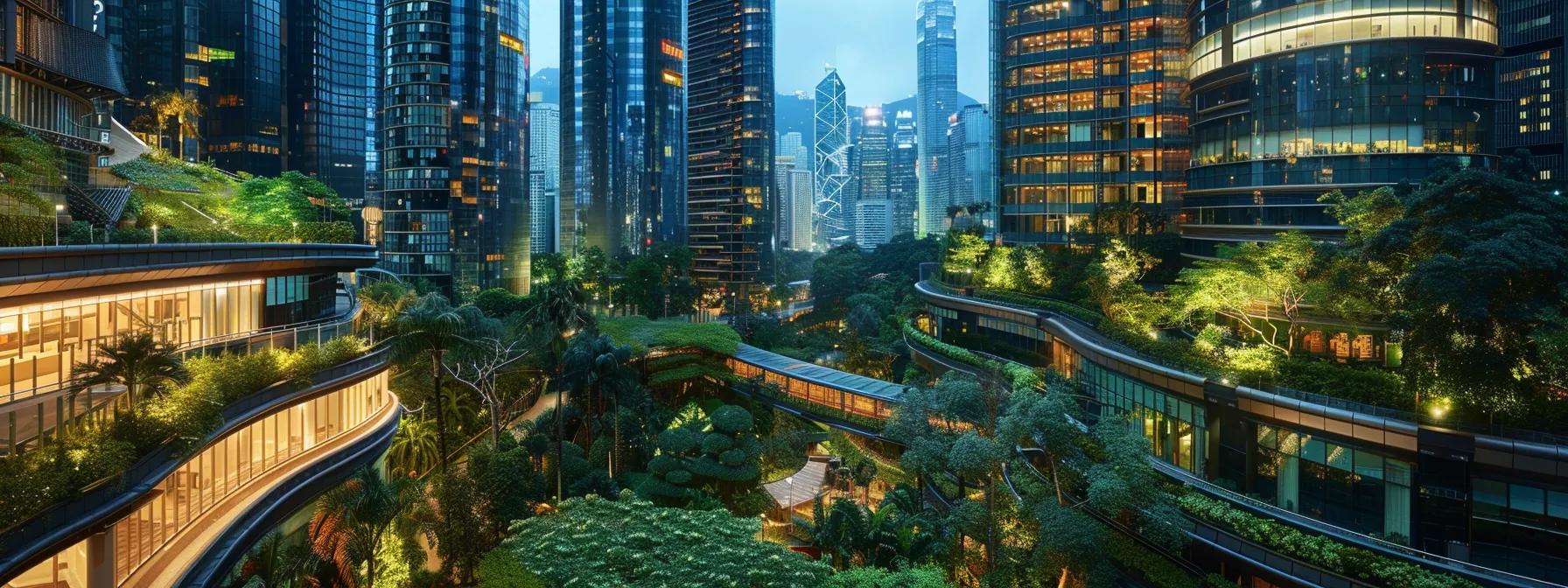 a vibrant cityscape showcases the contrast between sleek modern architecture and lush green landscapes, capturing the essence of diverse design careers in urban planning and environmental harmony.