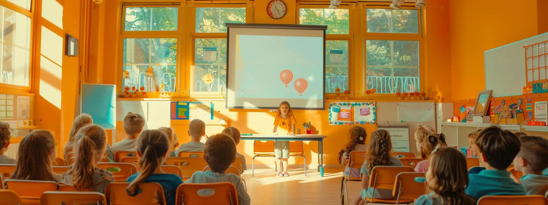 a vibrant classroom equipped with colorful safety posters and emergency preparedness kits, where attentive children engage in an interactive safety drill, embodying a proactive approach to learning about safety. a vibrant classroom equipped with colorful safety posters and emergency preparedness kits, where attentive children engage in an interactive safety drill, embodying a proactive approach to learning about safety.