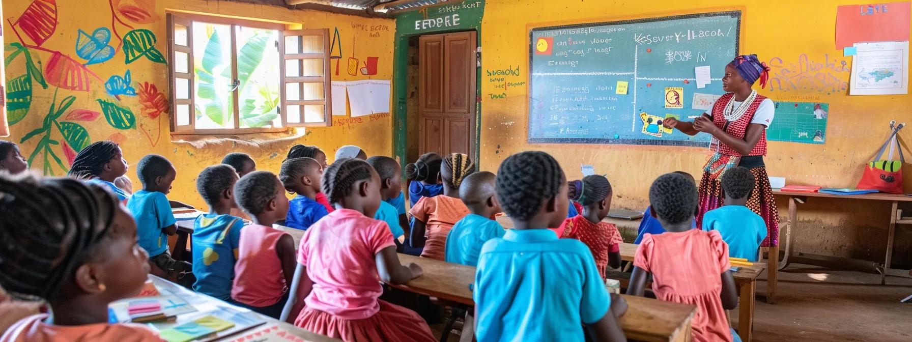 a vibrant classroom filled with engaged children participating in empathy-building role-playing activities, showcasing diverse interactions and emotional connections as a teacher facilitates the session amidst colorful educational materials. a vibrant classroom filled with engaged children participating in empathy-building role-playing activities, showcasing diverse interactions and emotional connections as a teacher facilitates the session amidst colorful educational materials.