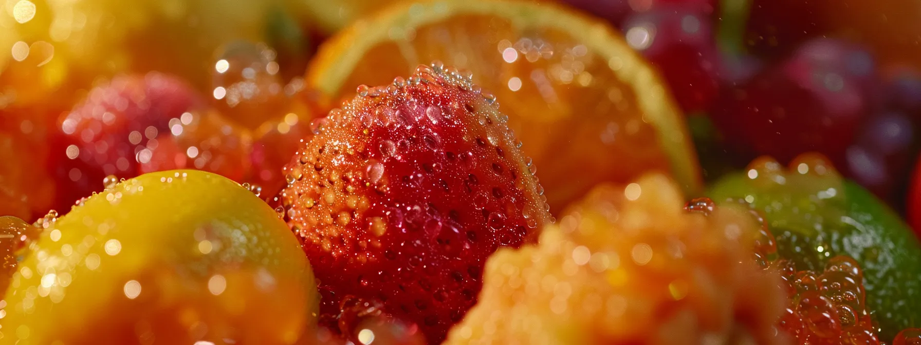 a vibrant, close-up shot of a variety of fresh fruits and vegetables showcasing their rich colors and textures, symbolizing the essential vitamins and electrolytes crucial for maintaining optimal health, illuminated by soft, natural light to enhance their freshness.