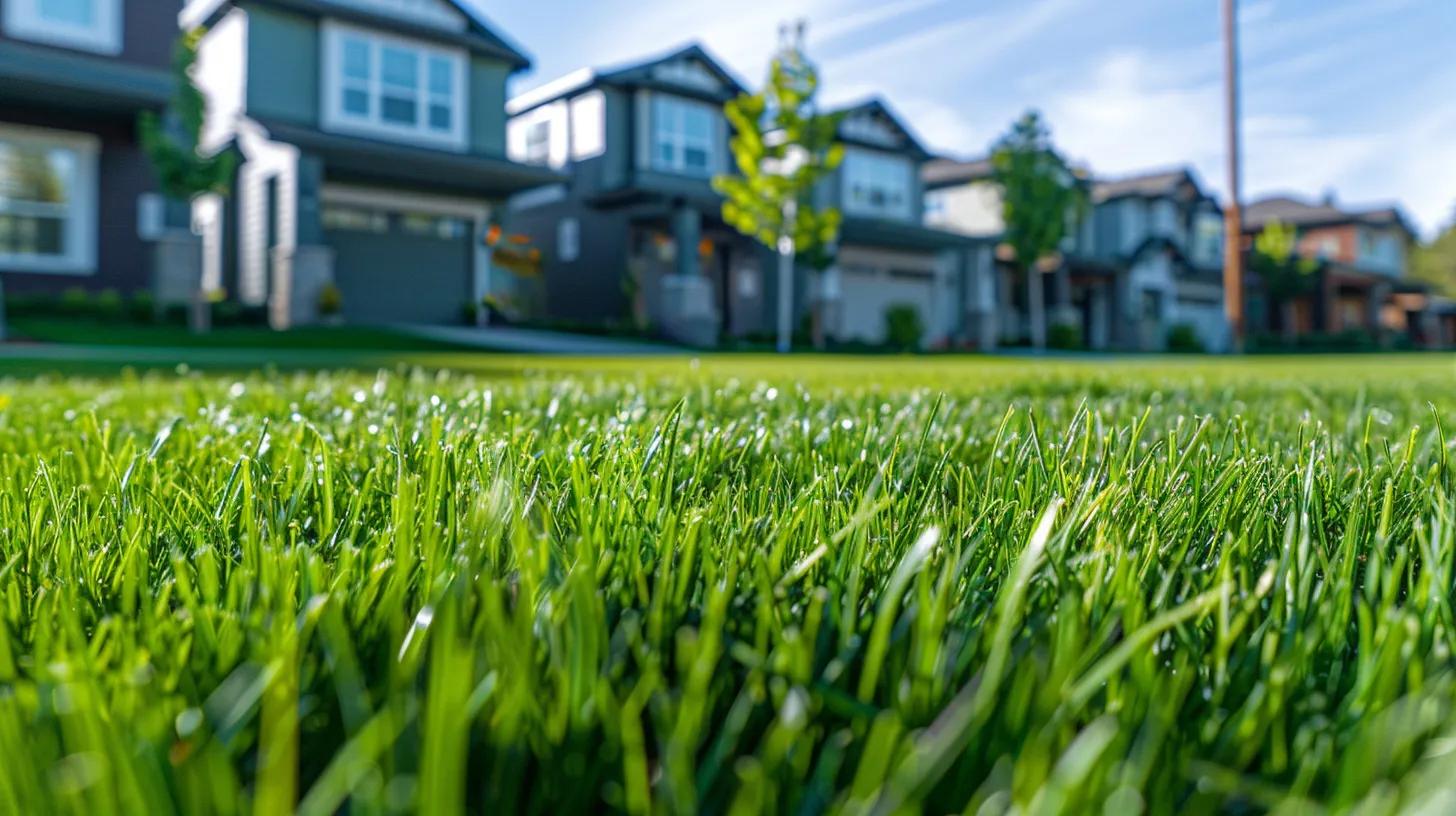 a vibrant, meticulously maintained urban lawn showcases a blend of lush, climate-appropriate grass varieties and eco-friendly landscaping techniques, set against a backdrop of a modern residential neighborhood, embodying the principles of organic lawn care and sustainability. a vibrant, meticulously maintained urban lawn showcases a blend of lush, climate-appropriate grass varieties and eco-friendly landscaping techniques, set against a backdrop of a modern residential neighborhood, embodying the principles of organic lawn care and sustainability.