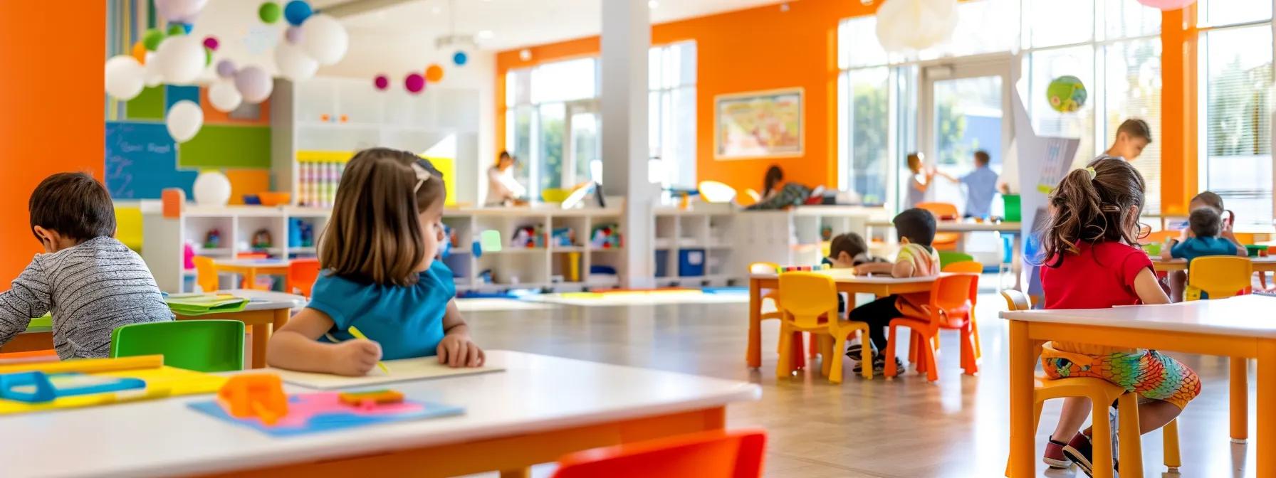 a vibrant, modern classroom setting filled with children joyfully engaged in dynamic handwriting activities, using colorful materials and playful tools to enhance their fine motor skills and grip. a vibrant, modern classroom setting filled with children joyfully engaged in dynamic handwriting activities, using colorful materials and playful tools to enhance their fine motor skills and grip.
