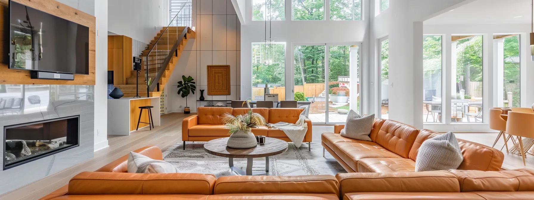 a vibrant, modern home interior showcases stylish furniture and organized living spaces, reflecting the supportive role of local atlanta businesses in enhancing family comfort and lifestyle. a vibrant, modern home interior showcases stylish furniture and organized living spaces, reflecting the supportive role of local atlanta businesses in enhancing family comfort and lifestyle.