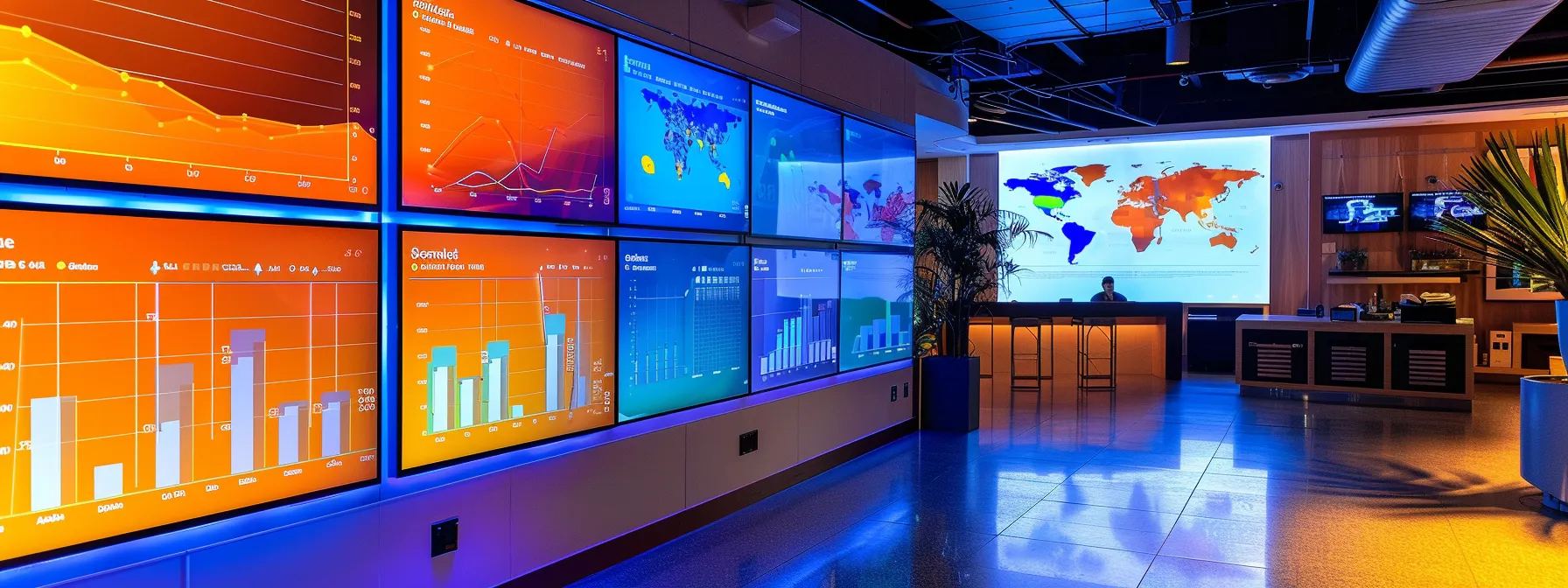 a vibrant seo analytics dashboard displayed on a sleek, modern screen, illuminated by soft ambient lighting, showcasing dynamic graphs and metrics that highlight the synergy between user feedback and brand reputation management.