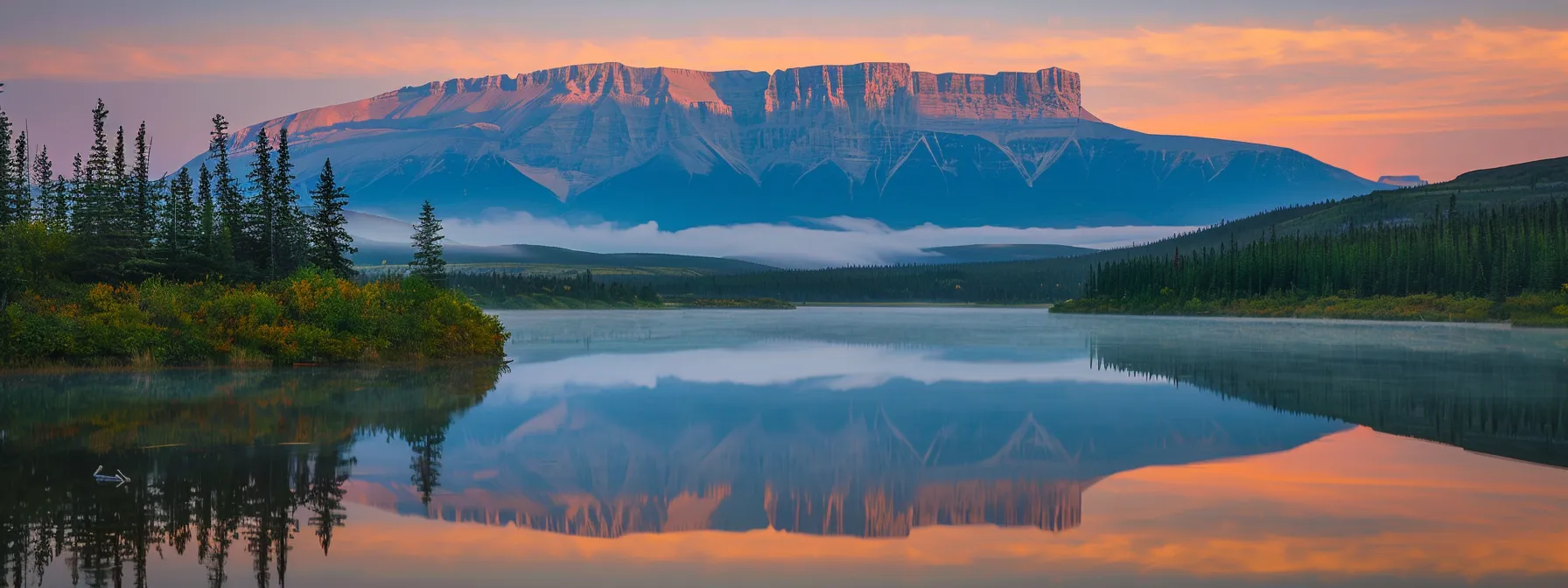 a vibrant sunrise bathes a serene lake in golden hues, reflecting the majesty of towering mountains enveloped in mist, creating a tranquil yet awe-inspiring atmosphere. a vibrant sunrise bathes a serene lake in golden hues, reflecting the majesty of towering mountains enveloped in mist, creating a tranquil yet awe-inspiring atmosphere.