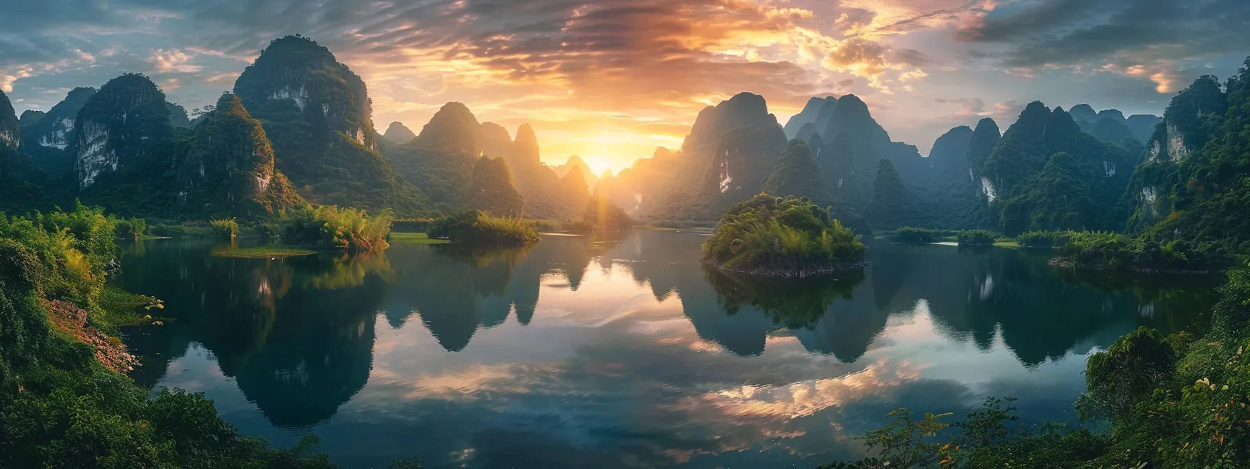 a vibrant sunset casts a golden glow over a tranquil lake, surrounded by towering mountains and lush greenery, reflecting the breathtaking beauty of nature. a vibrant sunset casts a golden glow over a tranquil lake, surrounded by towering mountains and lush greenery, reflecting the breathtaking beauty of nature.