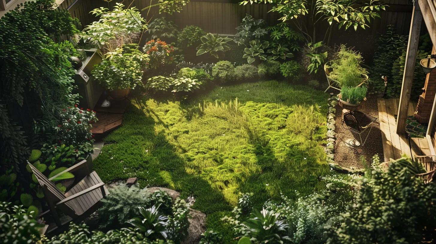 a vibrant urban backyard setting showcases a homeowner aerating and overseeding a lush, meticulously maintained lawn, emphasizing the precise timing and technique necessary for optimal grass growth during the ideal seasonal conditions. a vibrant urban backyard setting showcases a homeowner aerating and overseeding a lush, meticulously maintained lawn, emphasizing the precise timing and technique necessary for optimal grass growth during the ideal seasonal conditions.