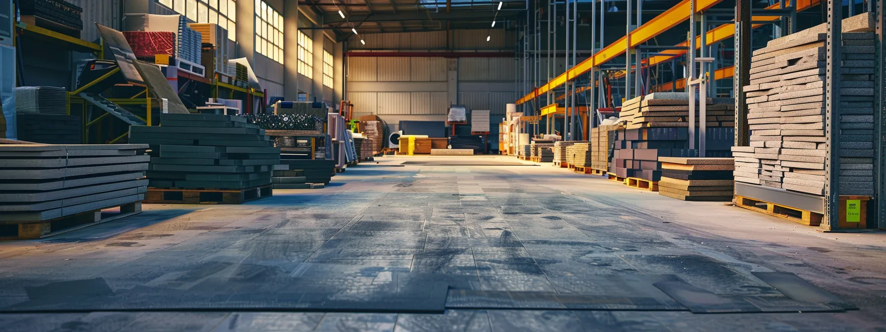 a visually striking image of a modern workshop filled with various commercial paving materials, showcasing an array of colorful asphalt, concrete samples, and stone textures under bright, focused lighting, exemplifying a hub of learning and innovation in the industry. a visually striking image of a modern workshop filled with various commercial paving materials, showcasing an array of colorful asphalt, concrete samples, and stone textures under bright, focused lighting, exemplifying a hub of learning and innovation in the industry.