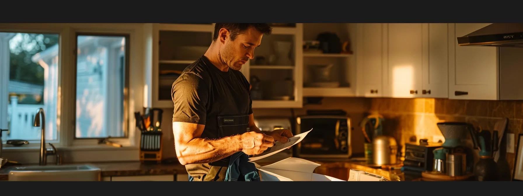 an electrician in a well-lit, modern cape cod home carefully reviews a detailed safety checklist while surrounded by organized tools and equipment, emphasizing the rigorous safety protocols essential for every electrical project. an electrician in a well-lit, modern cape cod home carefully reviews a detailed safety checklist while surrounded by organized tools and equipment, emphasizing the rigorous safety protocols essential for every electrical project.