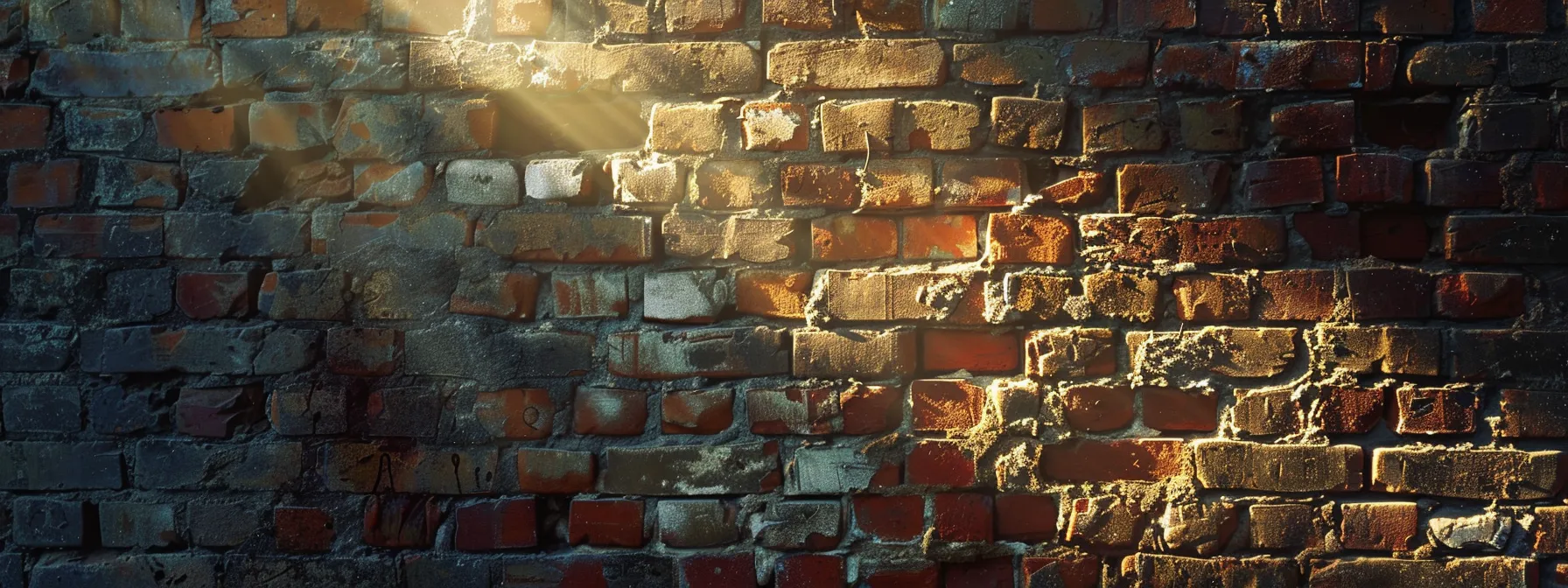 an experienced professional meticulously applying high-quality mortar to a weathered brick wall under warm, natural sunlight, showcasing the importance of skilled repair for lasting structural integrity.
