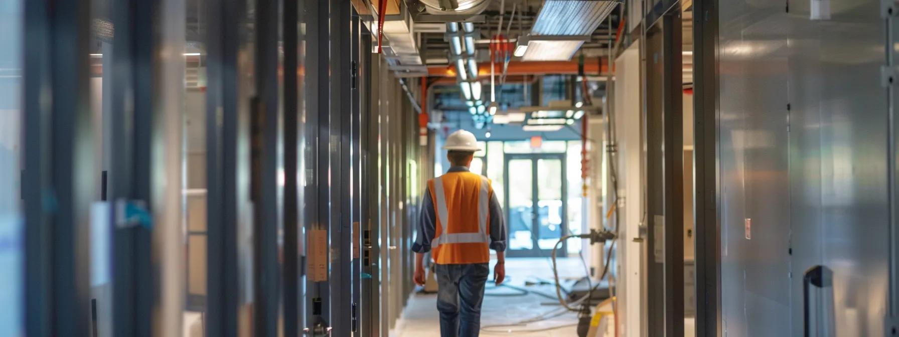 an expertly lit commercial electrical installation in a modern cape cod office setting showcases technicians methodically working on complex wiring systems, highlighting their precision and commitment to project success. an expertly lit commercial electrical installation in a modern cape cod office setting showcases technicians methodically working on complex wiring systems, highlighting their precision and commitment to project success.